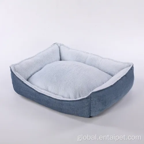 Promotional Pet Bed Super Soft Jacquard Fabric Removable Pet Bed Factory